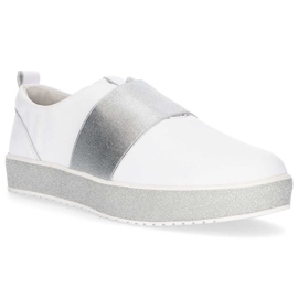 Sapatos de couro Filippo DP1259 / 20 Wh branco