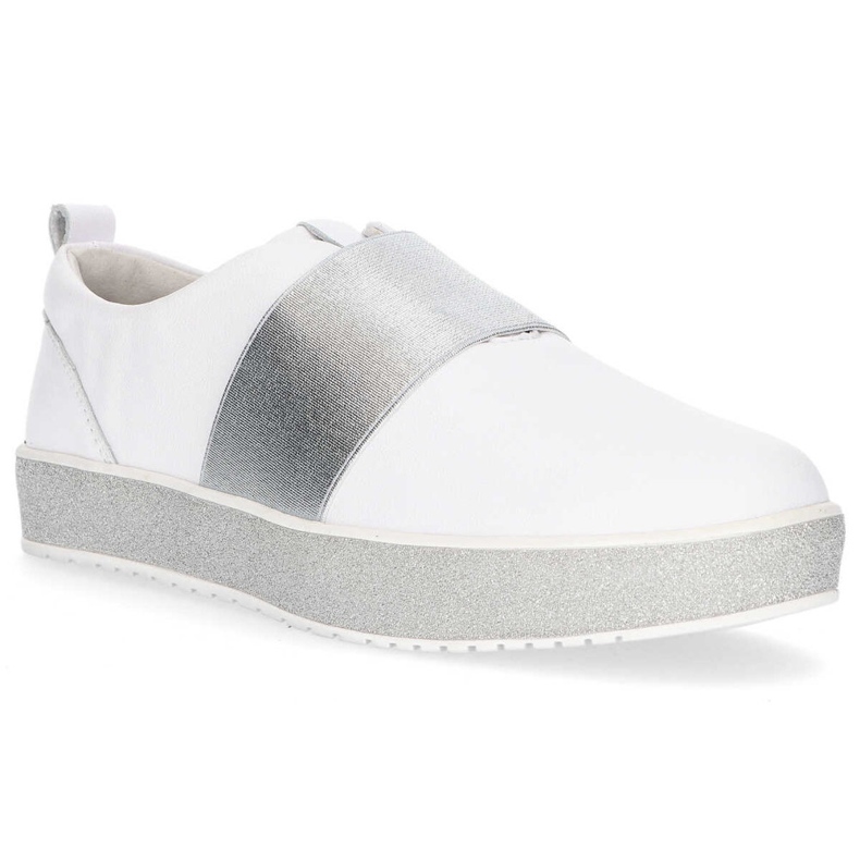 Sapatos de couro Filippo DP1259 / 20 Wh branco
