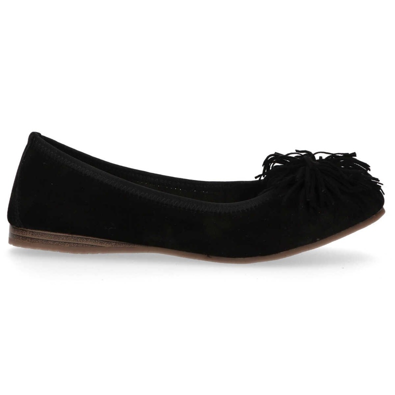 Bailarinas de couro Filippo DP1206 / 20 Bk preto
