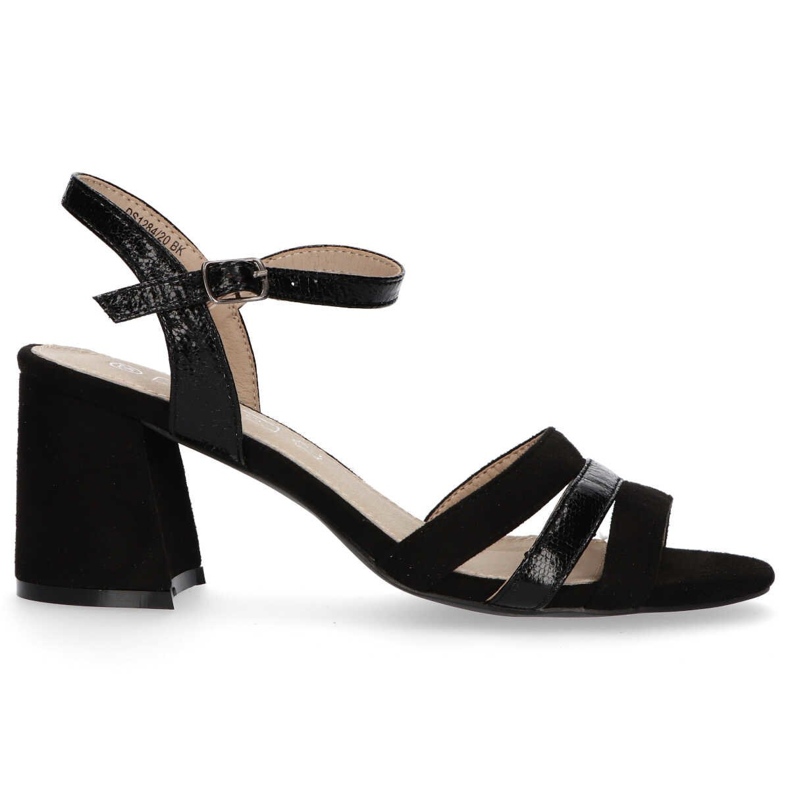 Sandálias pretas Filippo DS1284 / 20 Bk preto