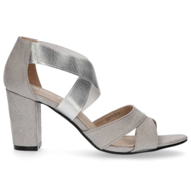 Sandália Filippo DS776 / 20 Si Silver prata cinza