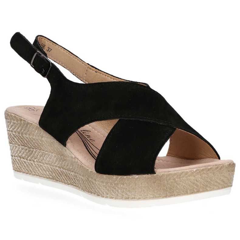 Sandálias pretas Filippo DS1331 / 20 Bk preto