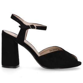 Sandálias pretas Filippo DS1282 / 20 Bk preto Sandálias pretas Filippo DS1282 / 20 Bk preto