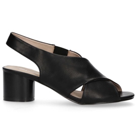 Sandálias pretas Filippo DS1290 / 20 Bk preto Sandálias pretas Filippo DS1290 / 20 Bk preto