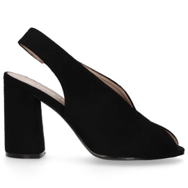 Sandálias pretas Filippo DS1292 / 20 Bk preto Sandálias pretas Filippo DS1292 / 20 Bk preto