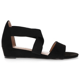 Sandálias pretas Filippo DS1363 / 20 Bk preto