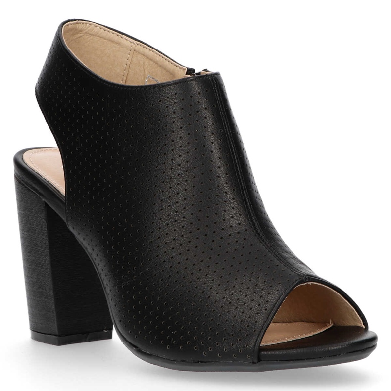 Sandálias pretas Filippo DBT44 / 16 Bk preto