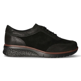 Sapatos de couro Filippo DP1509 / 20 Bk preto