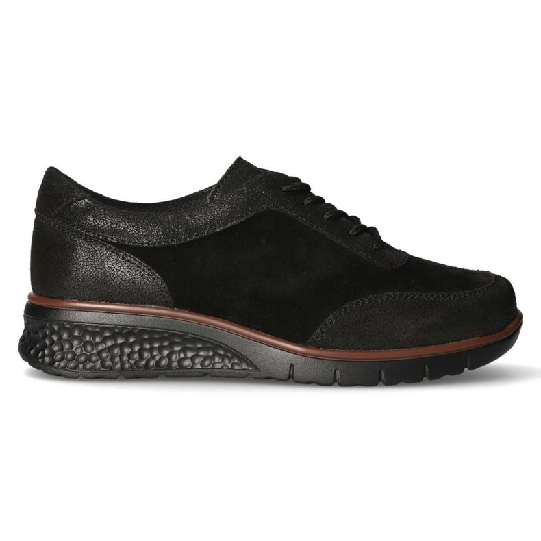 Sapatos de couro Filippo DP1509 / 20 Bk preto