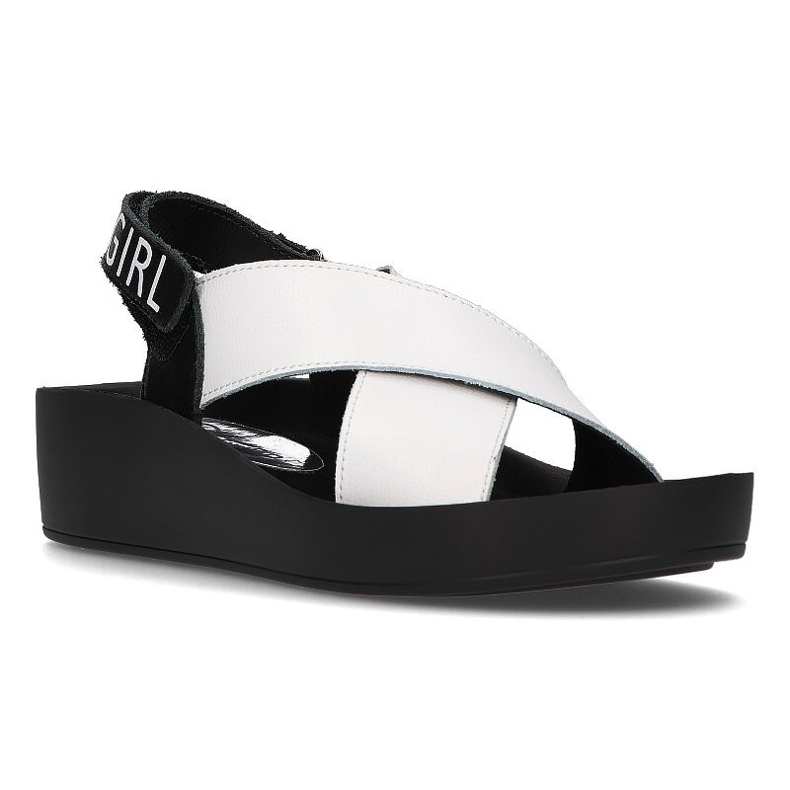 Sandálias de couro Filippo DS2060 / 21 Wh branco