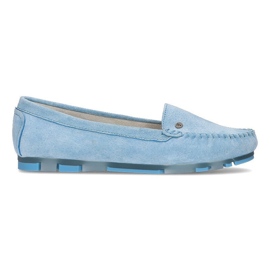 Mocassim de couro Filippo DP2037 / 21 Bl azul