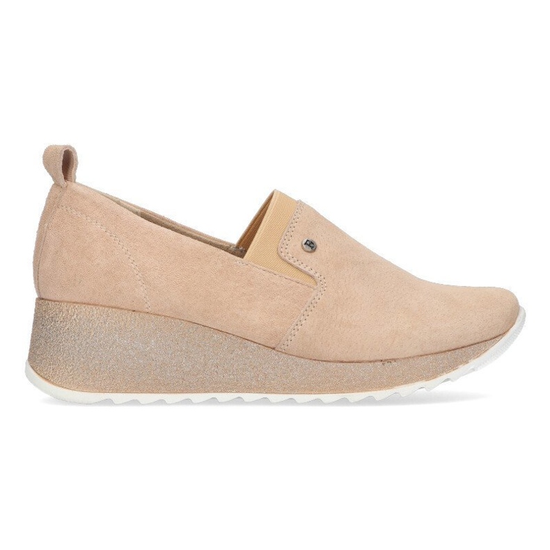 Tênis de couro Filippo DP1500 / 21 Bege