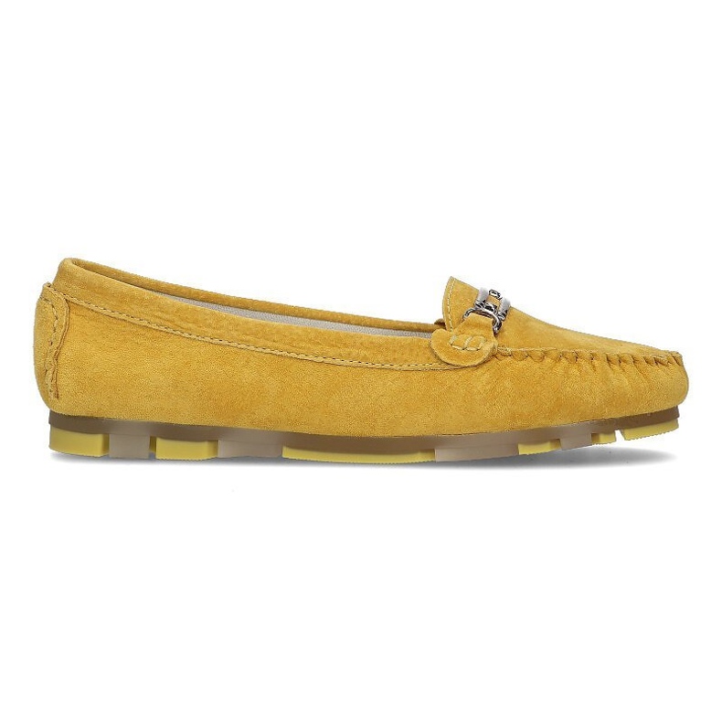 Mocassim de couro Filippo DP1202 / 21 Yl amarelo
