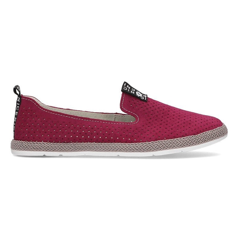 Sapatos de couro Filippo DP081 / 21 Fh Borgonha vermelho