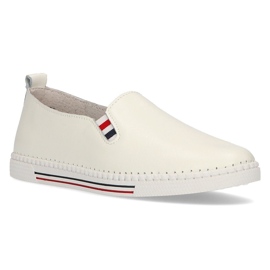 Sapatos de couro FILIPPO DP066 / 21 Wh branco