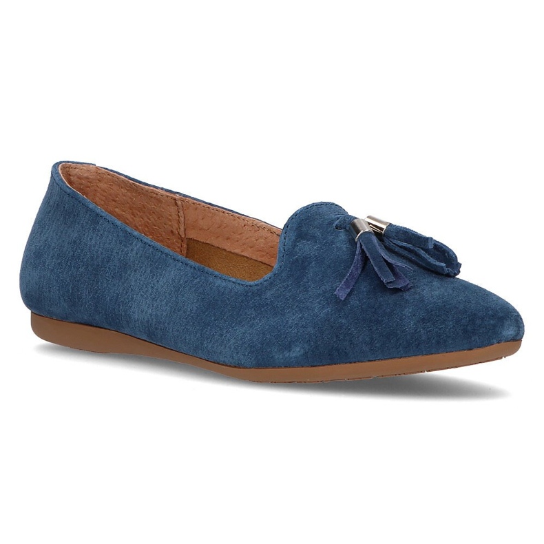 Lordes de couro Filippo DP2025 / 21 Bl azul