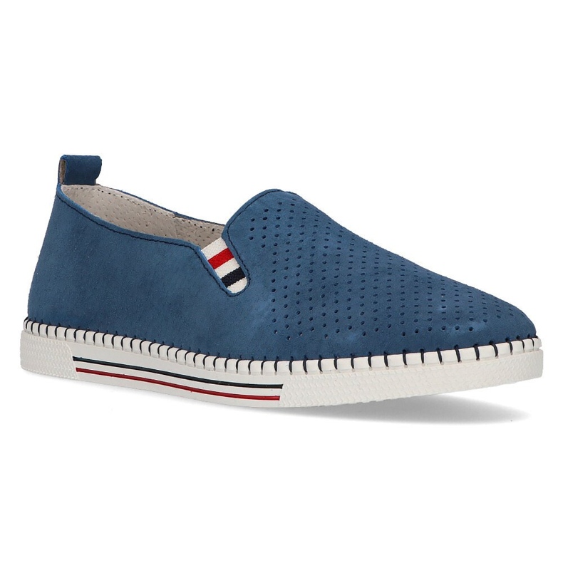Sapatos de couro FILIPPO DP1272 / 21 Bl azul