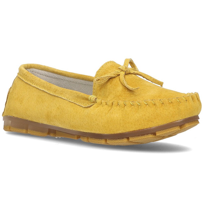 Mocassim de couro Filippo DP1204 / 21 Yl amarelo