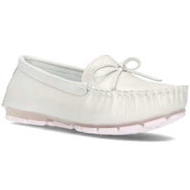 Mocassim de couro Filippo DP004 / 21 Wh branco