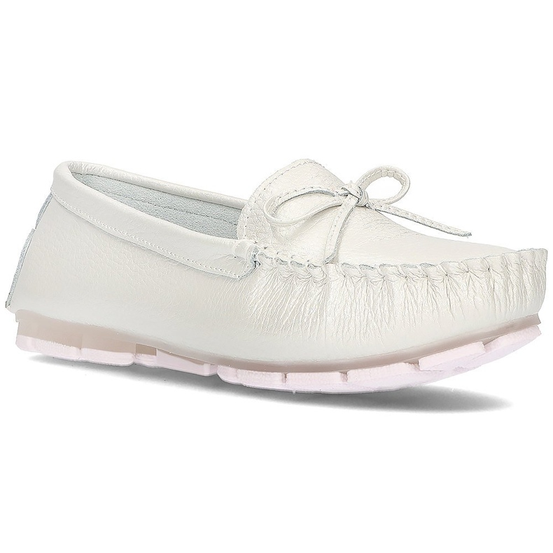 Mocassim de couro Filippo DP004 / 21 Wh branco