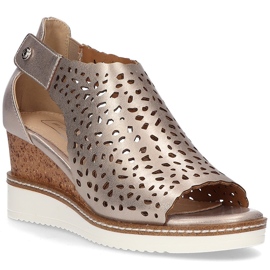 Sandálias na cunha Filippo DS2074 / 21 Go golden dourado