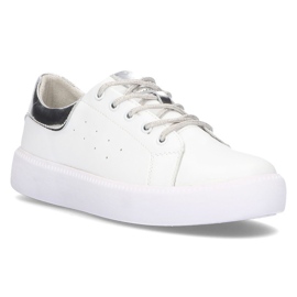 Sapatos de couro Filippo DP2157 / 21 Wh branco Sapatos de couro Filippo DP2157 / 21 Wh branco