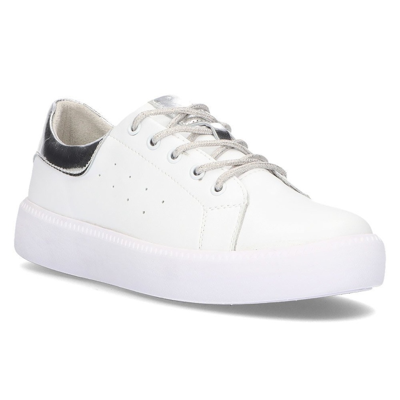 Sapatos de couro Filippo DP2157 / 21 Wh branco