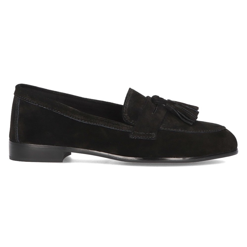 Mocassins de couro Filippo DP2149 / 21 Bk preto