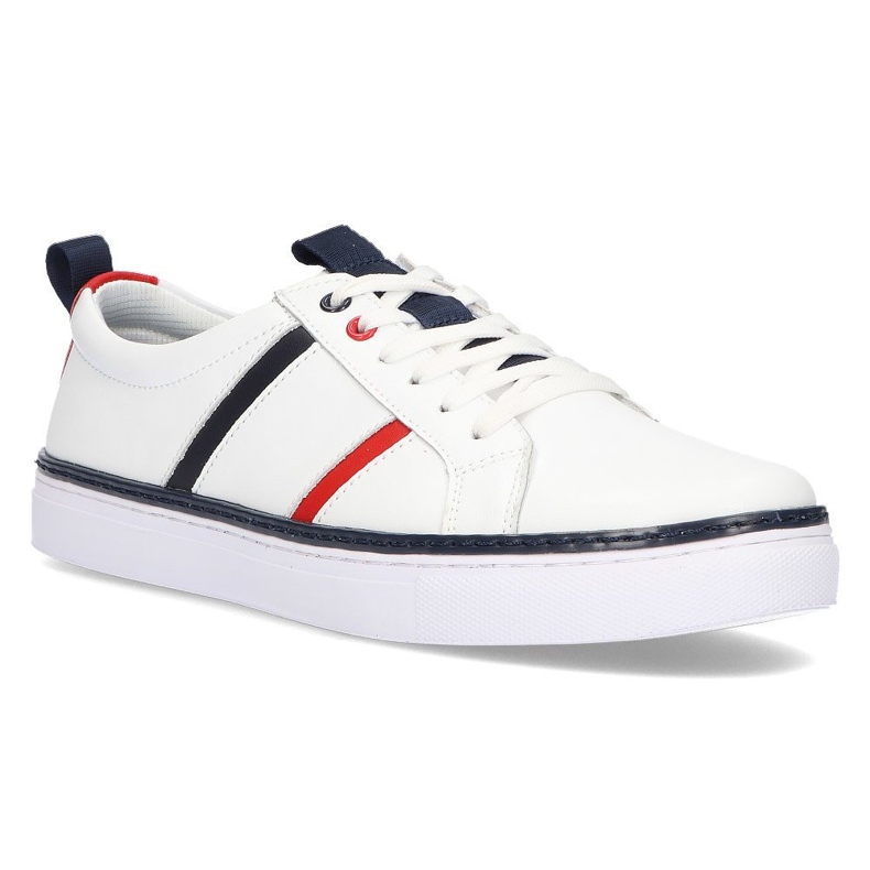 Sapatos de couro Filippo MP2146 / 21 Wh branco Sapatos de couro Filippo MP2146 / 21 Wh branco