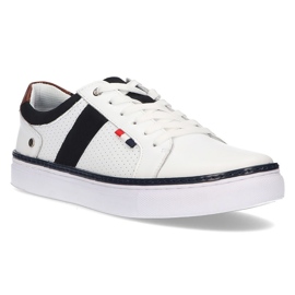 Sapatos de couro Filippo MP2330 / 21 Wh branco