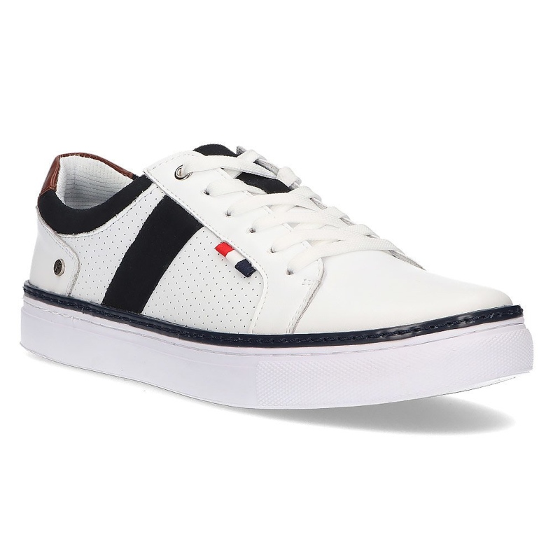 Sapatos de couro Filippo MP2330 / 21 Wh branco