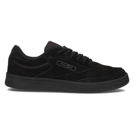 Sapatos de couro Filippo MSP2123 / 21 Bk preto