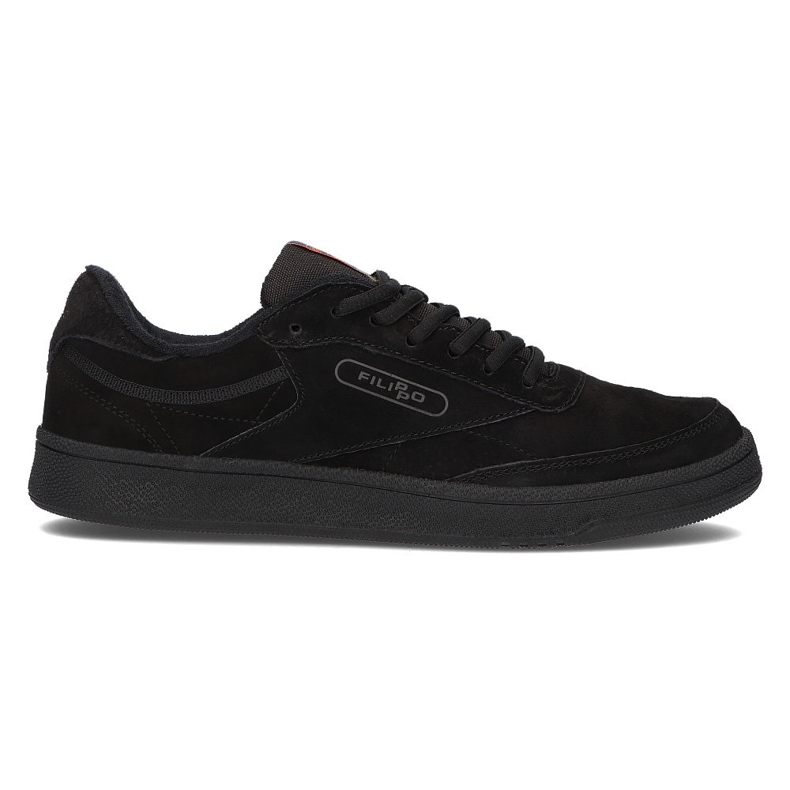 Sapatos de couro Filippo MSP2123 / 21 Bk preto