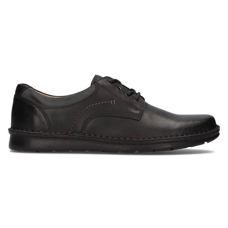 Sapatos de couro Filippo 5304-1 preto