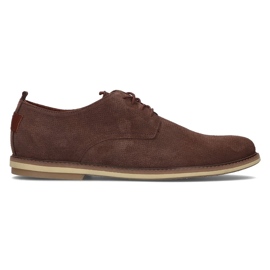 Sapatos de couro Filippo 5385-3 marrom