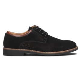 Sapatos de couro Filippo MP2399 / 21 Bk preto