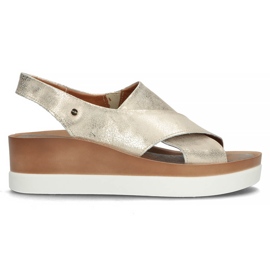 Sandálias de couro Filippo 40256 ouro dourado Sandálias de couro Filippo 40256 ouro dourado