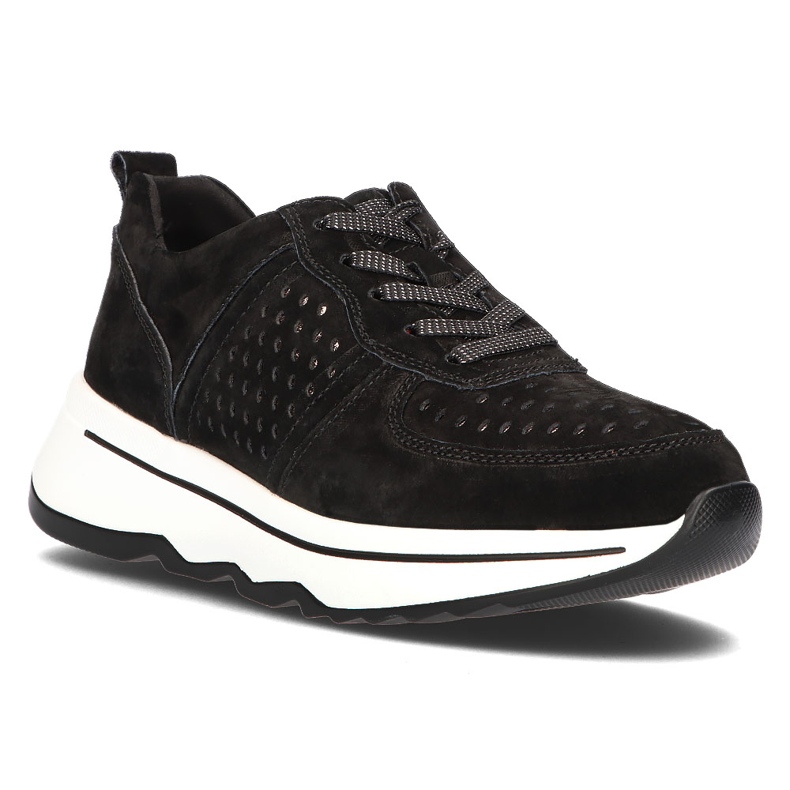 Filippo Tênis de couro DP3171 / 21 Bk preto