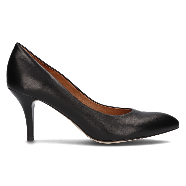 Scarpin Filippo 2108 em couro preto