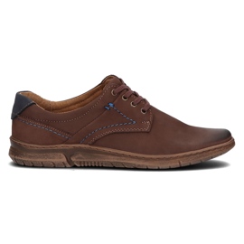 Sapato de couro Filippo 858 marrom