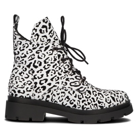 Botas brancas Filippo DBT3071 / 21 Wh branco preto