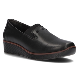 Sapatos de couro Filippo DP3160 / 22 Bk preto Sapatos de couro Filippo DP3160 / 22 Bk preto
