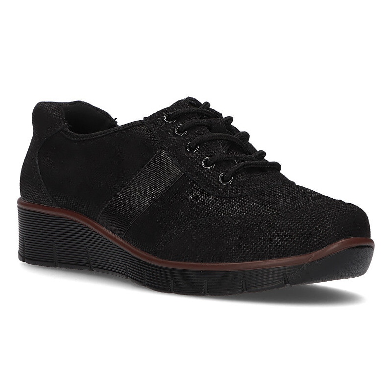 Sapatos de couro Filippo DP028 / 22 Bk preto