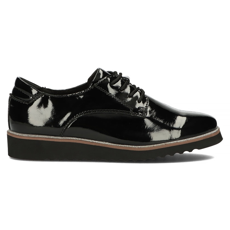 Sapatos de couro Filippo DP1514 / 22 Bk preto