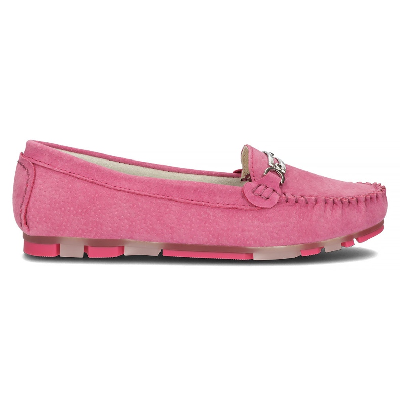 Mocassins de couro Filippo DP1202 / 22 Fh rosa