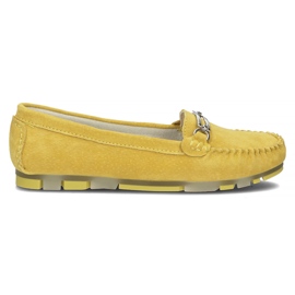 Mocassim de couro Filippo DP1202 / 22 Yl amarelo