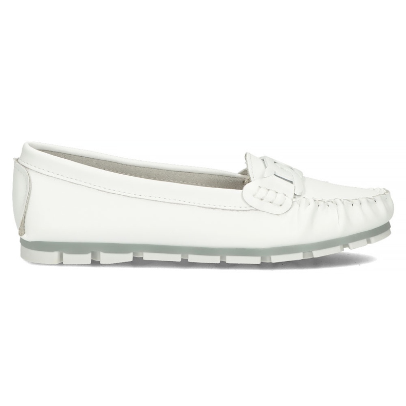 Mocassim de couro Filippo DP3629 / 22 Wh branco