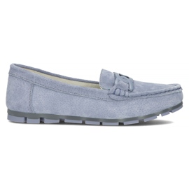 Mocassim de couro Filippo DP3630 / 22 Bl azul