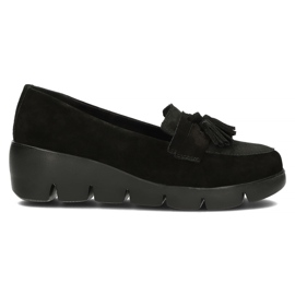 Mocassins de couro Filippo DP3162 / 22 Bk Su preto Mocassins de couro Filippo DP3162 / 22 Bk Su preto