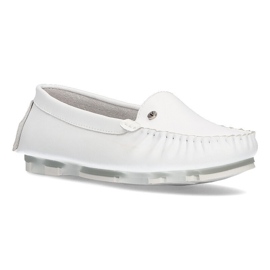 Mocassim de couro Filippo DP2037 / 22 Wh branco Mocassim de couro Filippo DP2037 / 22 Wh branco